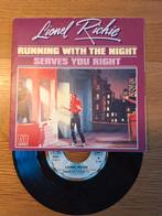 Lionel Richie - Running With The Night Single, Gebruikt, 7 inch, Single, Ophalen of Verzenden
