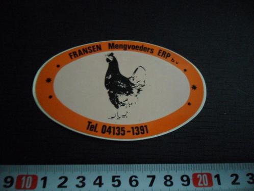 sticker erp fransen mengvoeders, Verzamelen, Stickers, Zo goed als nieuw, Bedrijf of Vereniging, Ophalen