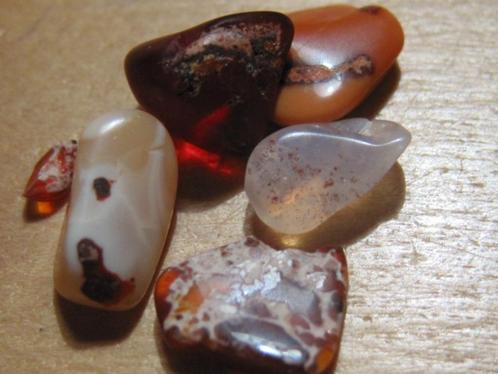 e. 5 subtiele edelstenen VUUROPAAL (4), Sieraden, Tassen en Uiterlijk, Edelstenen, Nieuw, Verzenden