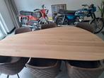Nieuwe organische Eettafel - Massief Eiken - 220x100cm, Huis en Inrichting, Tafels | Eettafels, Eikenhout, Rechthoekig, Nieuw