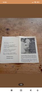 Vintage Menken Melk Reclame izgst Folder, Antiek en Kunst, Ophalen of Verzenden