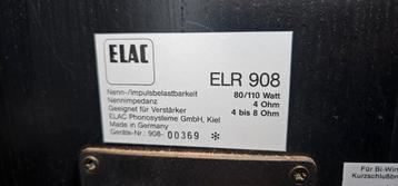 ELAC ELR 908 Luidspreker - Topgeluid! beschikbaar voor biedingen