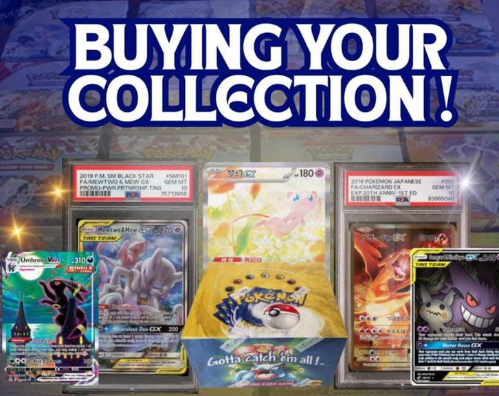Wij kopen Uw pokemon kaarten!!, Hobby en Vrije tijd, Verzamelkaartspellen | Pokémon, Zo goed als nieuw, Foil, Ophalen of Verzenden