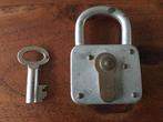 Vintage Abus Hangslot, Gebruikt, Koper of Messing, Ophalen of Verzenden