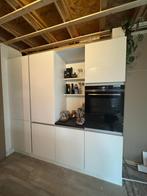 Moderne mat witte grando eiland keuken  GEDEMONTEERD, Wit, Overige typen, Ophalen of Verzenden, Zo goed als nieuw