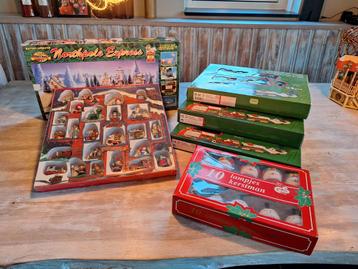 4 kerst treinen voor kerst dorp  beschikbaar voor biedingen