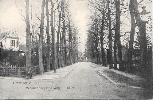 Zeist, Woudenbergscheweg- Krullelaan met Huize Favorita en, Verzamelen, Ansichtkaarten | Nederland, Ongelopen, Utrecht, Voor 1920