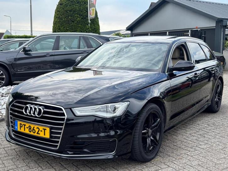 Audi A6 Avant 3.0 TDI 2016 Zwart Panoramadak Automaat, Auto's, Audi, Bedrijf, A6, ABS, Airbags, Airconditioning, Alarm, Bluetooth