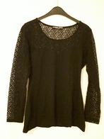 Juffrouw Janssen zwart shirt maat L, Maat 38/40 (M), Zwart, Ophalen of Verzenden, Zo goed als nieuw