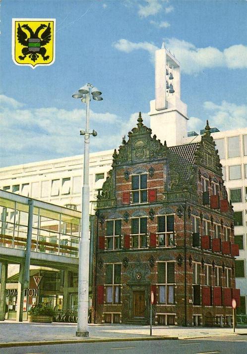 Groningen, Goudkantoor - 1976 gelopen, Verzamelen, Ansichtkaarten | Nederland, Gelopen, Groningen, 1960 tot 1980, Ophalen of Verzenden