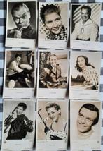 Verzameling 9 Oude Kaarten Filmsterren UFA, Verzamelen, 1940 tot 1960, Ongelopen, Sterren en Beroemdheden, Verzenden