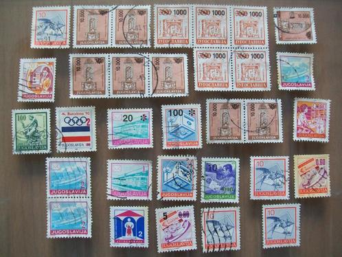 35 postzegels - Joegoslavië - 32x gestempeld 3x postfris, Postzegels en Munten, Postzegels | Europa | Overig, Joegoslavië, Ophalen of Verzenden