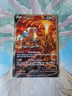 Pokemon crown zenith entei v galarian gallery gg36/gg70, Ophalen of Verzenden, Nieuw, Losse kaart, Foil