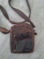 Hütmann lederen herentas, Gebruikt, Bruin, Leer, Ophalen