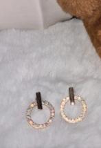 Hele mooie oorbellen feestdagen bling swarovski, Sieraden, Tassen en Uiterlijk, Oorbellen, Ophalen of Verzenden, Nieuw, Goud, Overige materialen