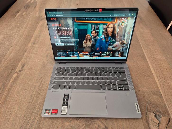Lenovo IdeaPad Flex 5 Ryzen 7 | 16GB | 512GB | Touch + Tas, Computers en Software, Windows Laptops, Zo goed als nieuw, 14 inch