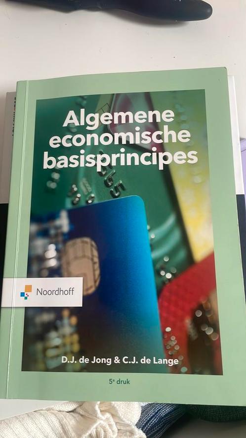 J. de Jong - Algemene economische basisprincipes, Boeken, Economie, Management en Marketing, Zo goed als nieuw, Ophalen of Verzenden