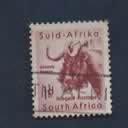 Fauna - Dieren - Os - Zuid Afrika -1c - gebr, Postzegels en Munten, Ophalen of Verzenden, Gestempeld, Dier of Natuur