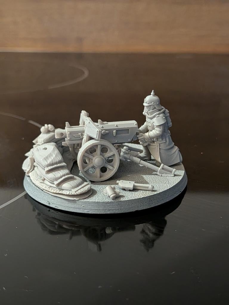 Death Korps of Krieg Heavy Stubber Team - Proxy, Ophalen of Verzenden, Nieuw, Warhammer 40000, Figuurtje(s)
