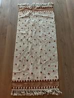 Vloerkleed met stippels beige/oranje 260 x 70 cm, Beige, Ophalen of Verzenden, Zo goed als nieuw, 200 cm of meer