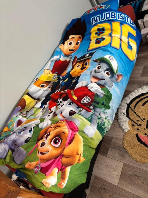 Paw Patrol dekbedovertrek No job is too big, Kinderen en Baby's, Kinderkamer | Beddengoed, Zo goed als nieuw, Dekbedovertrek, Blauw