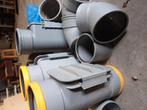 hulpstukken pvc 160 mm, Doe-het-zelf en Verbouw, Buizen en Afvoer, Ophalen, Bochten, Pvc, Nieuw