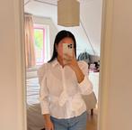Zara | Witte blouse met strik detail - Maat S, Zara, Ophalen of Verzenden, Wit, Zo goed als nieuw
