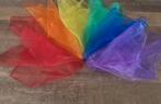 Regenboog doeken speelset  NIEUW, Ophalen of Verzenden, Nieuw, Bouwen