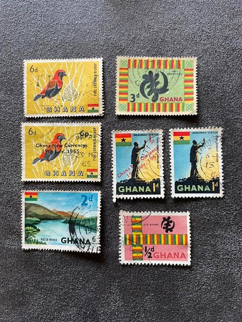 Vintage postzegels uit Ghana, Postzegels en Munten, Postzegels | Afrika, Overige landen, Ophalen of Verzenden