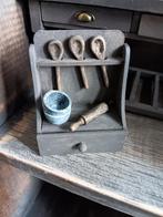 Uniek Sober houten lepelrek miniatuur poppenhuis ️❤️, Ophalen, Nieuw, Poppenhuis