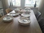 6- Delig Bouquet Blue servies. Goede staat.., Antiek en Kunst, Antiek | Servies compleet, Ophalen