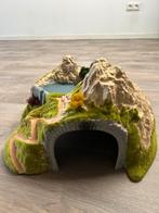 Bergtunnel met bomen voor kerstdorp/treinbaan, Hobby en Vrije tijd, Modeltreinen | H0, Ophalen, Zo goed als nieuw, Brug, Tunnel of Gebouw