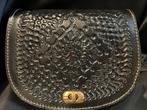Lederen marokkaanse schoudertas/crossbody bag, Verzenden, Nieuw, Zwart, Leer