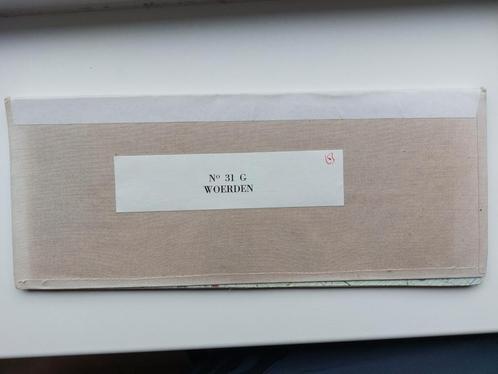 31G Stafkaart Woerden Harmelen Vleuten Montfoort Linschoten, Boeken, Atlassen en Landkaarten, Gelezen, Landkaart, Nederland, 1800 tot 2000