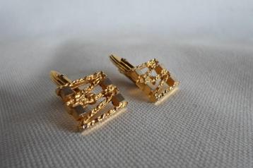 Manchetknopen Goud Zilver Tone beschikbaar voor biedingen