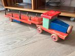 Oude houten vrachtwagen 63cm, Ophalen of Verzenden