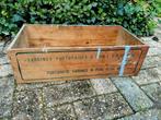 Oud Sardinenkistje - Decoratief Houten Kistje, Ophalen, Minder dan 50 cm, Minder dan 50 cm, Minder dan 50 cm