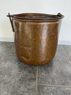 Haardhout ketel, Ophalen, Rond, Zo goed als nieuw, Metaal