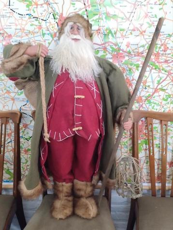 Mooie grote 90 cm Luxe kerstman beschikbaar voor biedingen