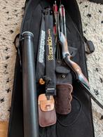 Recurve boog traditioneel als nieuw complete set, Verzenden, Zo goed als nieuw, Recurveboog