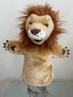 Prachtige kwaliteit leeuw , handpop van pluche, Ophalen of Verzenden, Zo goed als nieuw, Overige typen