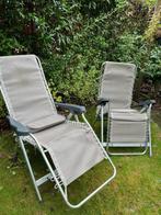 crespo relaxstoel kampeer stoel ligstoel set 2 stuks, Ophalen, Gebruikt, Campingstoel
