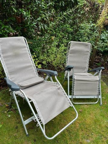 crespo relaxstoel kampeer stoel ligstoel set 2 stuks beschikbaar voor biedingen