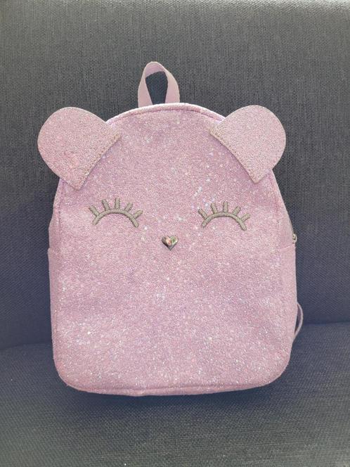 Schooltas lila glitters, Sieraden, Tassen en Uiterlijk, Tassen | Schooltassen, Zo goed als nieuw, Rugtas, Minder dan 30 cm, Minder dan 30 cm
