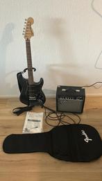 Starter Pack: Squier Affinity Series Stratocaster, Ophalen, Fender, Met versterker, Zo goed als nieuw