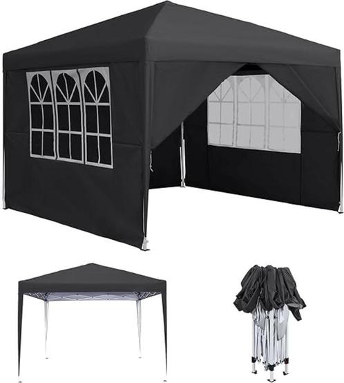 Partytent inklapbaar vouwbaar Paviljoen Pop Easy Up 4 wanden, Tuin en Terras, Partytenten, Partytent, Minder dan 5 meter, Minder dan 4 meter