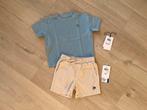 Setje WE / Blue Ridge T-shirt maat 98/104 en short 104, Kinderen en Baby's, Ophalen of Verzenden, Zo goed als nieuw, Jongen
