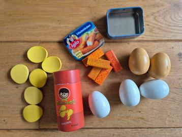 Houten Speelgoed Eten - Diverse Items beschikbaar voor biedingen
