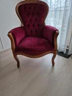 Fauteuil vintage, Huis en Inrichting, Fauteuils, Ophalen, Hout, Gebruikt, Vintage
