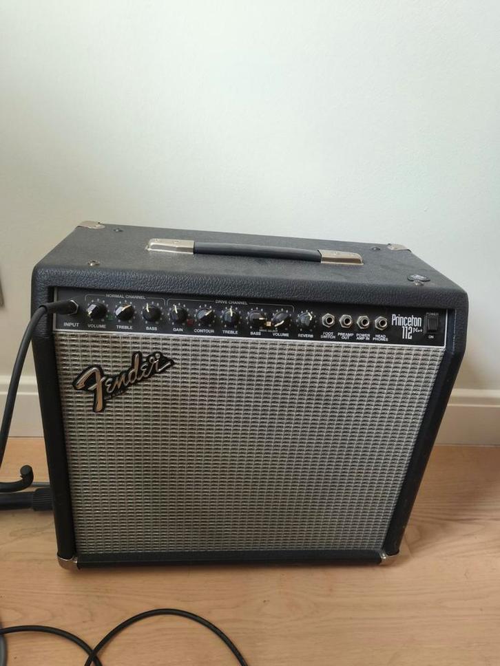 Fender Princeton 112 Plus, Muziek en Instrumenten, Versterkers | Bas en Gitaar, Zo goed als nieuw, Minder dan 50 watt, Ophalen